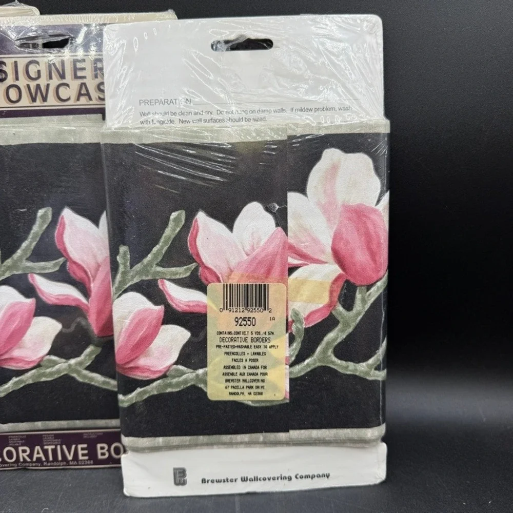 Vintage Brewster Chesapeake Wallpaper Border Home Decor 15 Yards Floral Magnolia